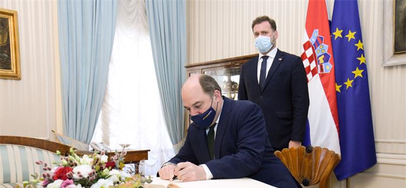 Potvrđena obostrana želja za produbljivanjem hrvatsko-britanskih odnosa i predanost jačanju europske sigurnosti